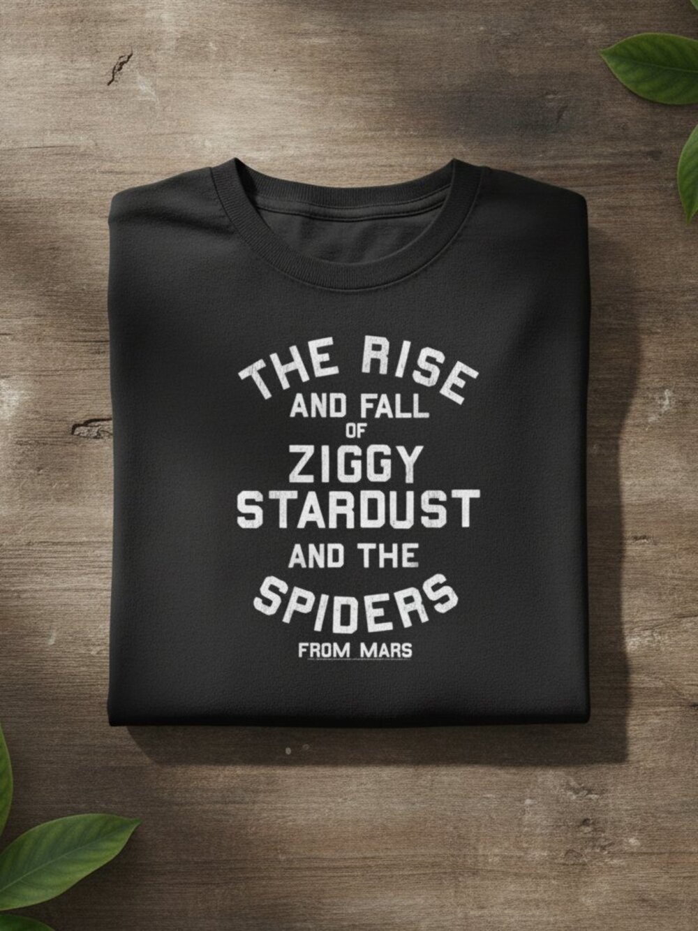 The Rise And Fall Of Ziggy Stardust Vintage Rock Band Graphic T-Shirt Unisex Tee